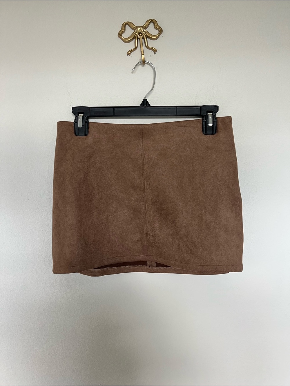 Sincerely Jules Brown Suede Mini Skirt